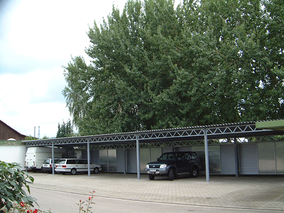 Kompetenzen/Carports - Metallbau Geiss - Carport, Laudenbach Detia